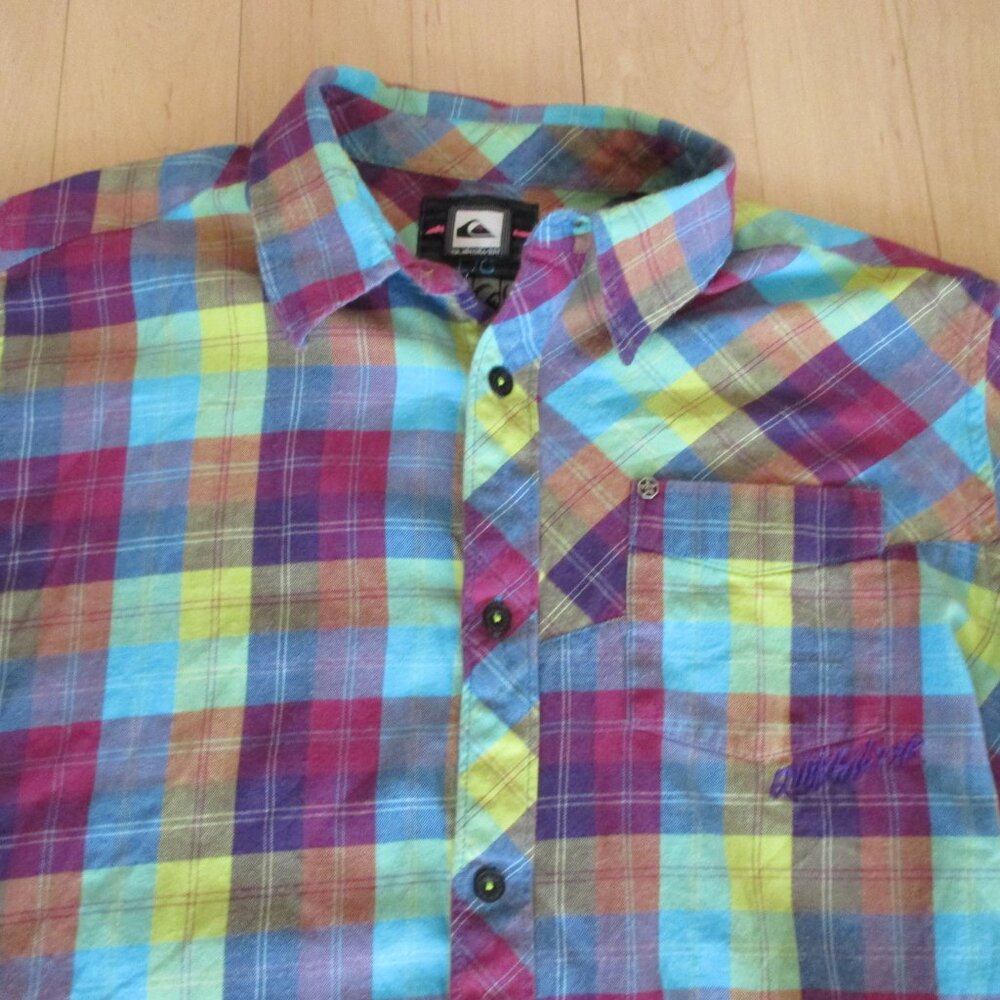 Quicksilver Flannel Mens large